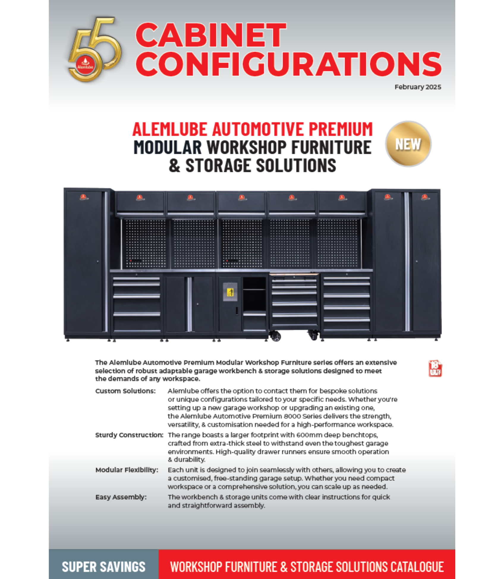 Alemlube Modular Workshop Furniture & Storage Solutions