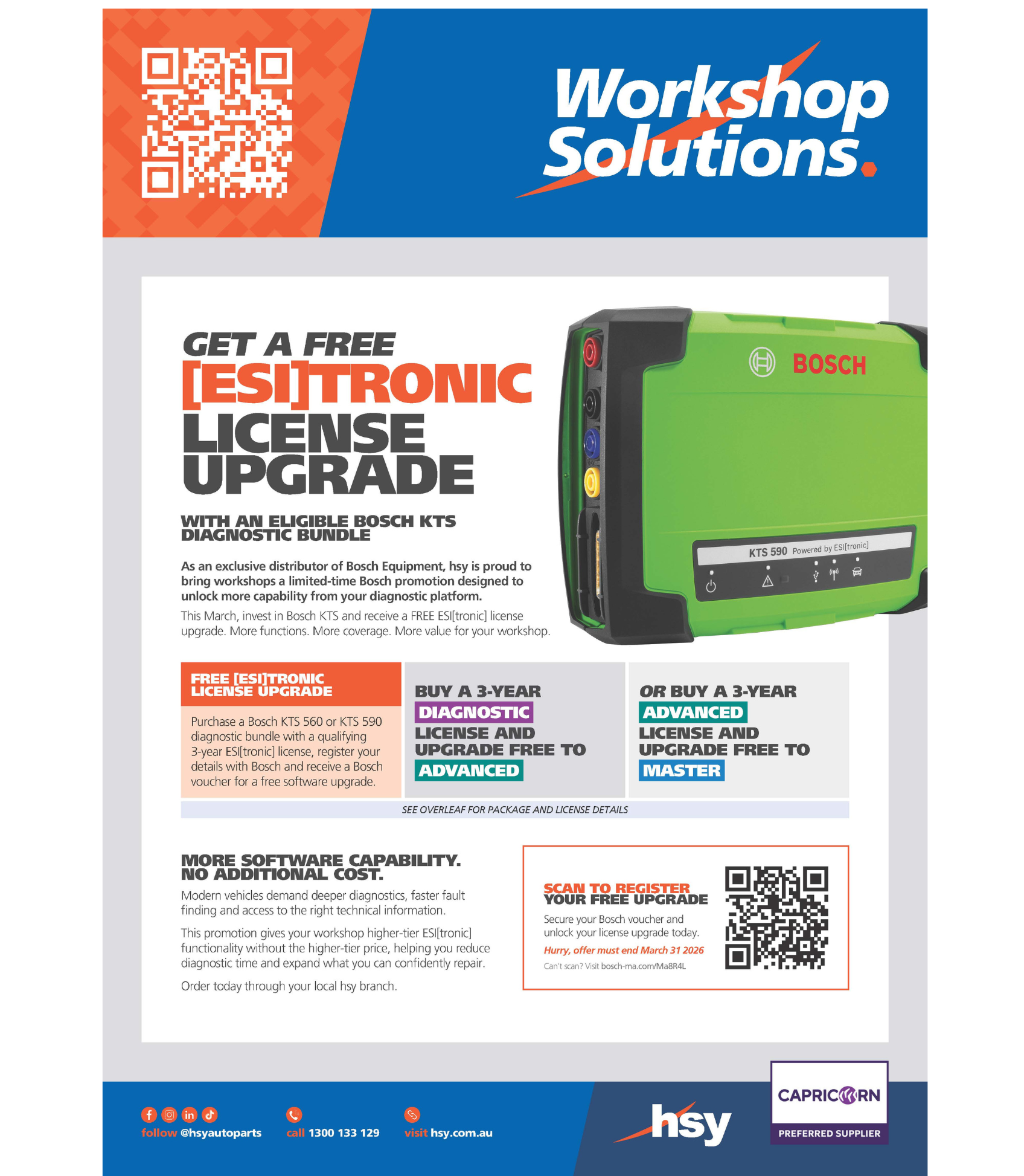 Bosch KTS – FREE ESI[tronic] software upgrade